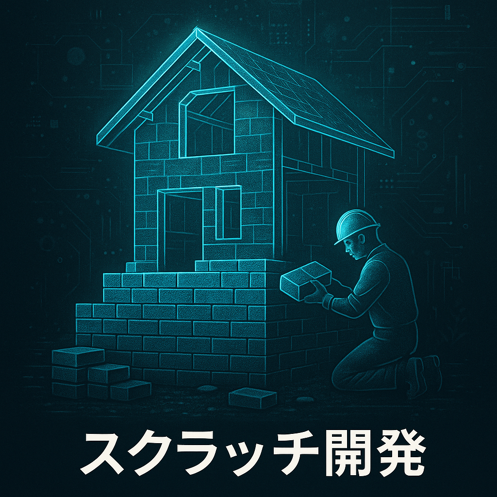 スクラッチ開発イメージ
